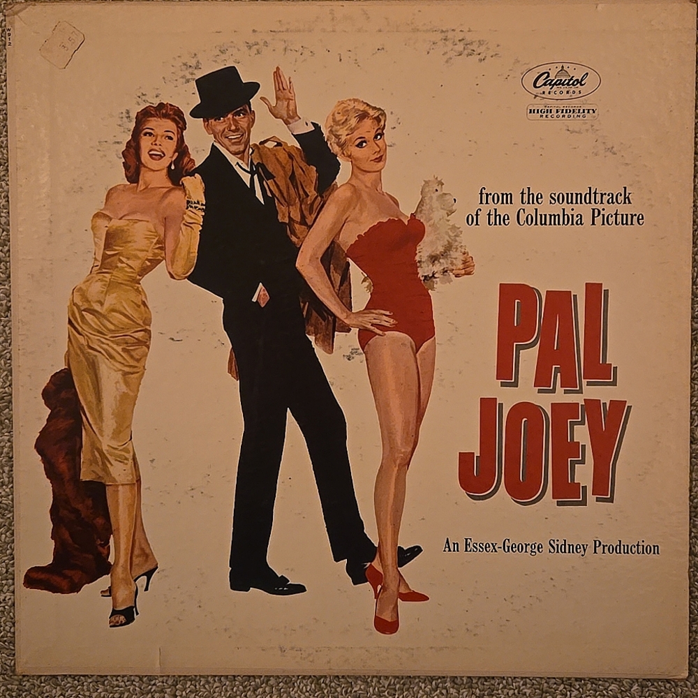 1957 Pal Joey Broadway Soundtrack Album, Rita Hayworth, Frank Sinatra Kim Novak